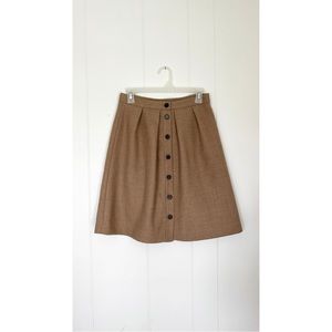 J Crew Wool Button-Front Skirt | 4